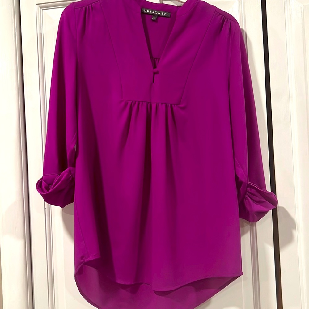 Brixon Ivy Fuschia Blouse Stitch Fix M